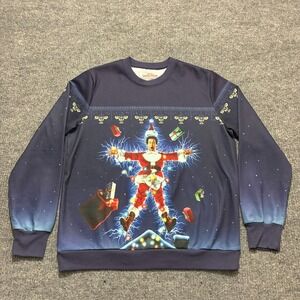 National Lampoons‎ Christmas Vacation Sweater Mens Size Large Crew Neck Pullover